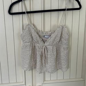 Zara cropped tank top